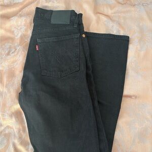 Levi's Wedgie Straight Ankle Jeans